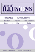 Rwanda Dry Process Kivu Kageyo (12 oz)